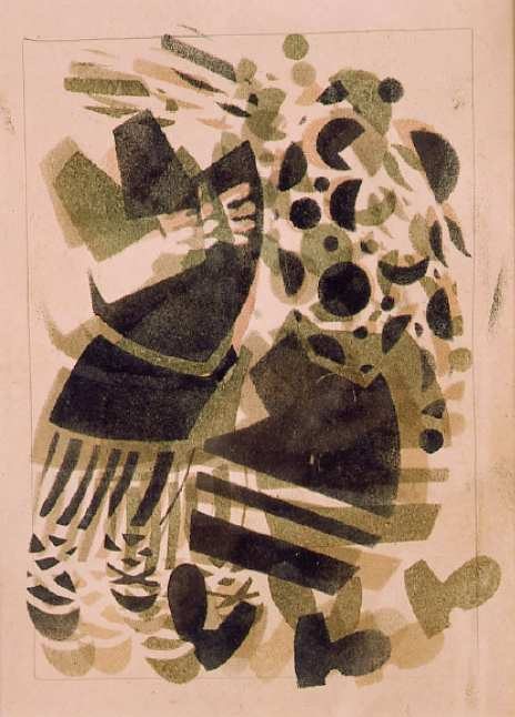 Bauern. Spaziergang in der Stadt von Wladimir Wassiljewitsch Lebedew, 1925.