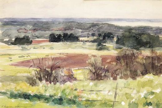 Flussufer von Georgy Semyonovich Vereisky, 1938.