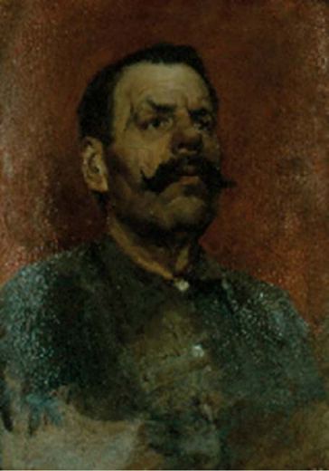 Porträt von Nikolai Pavlovich Khristolyubov, 1948.